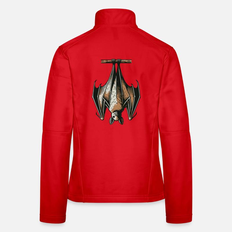 Fledermaus Frauen Softshelljacke