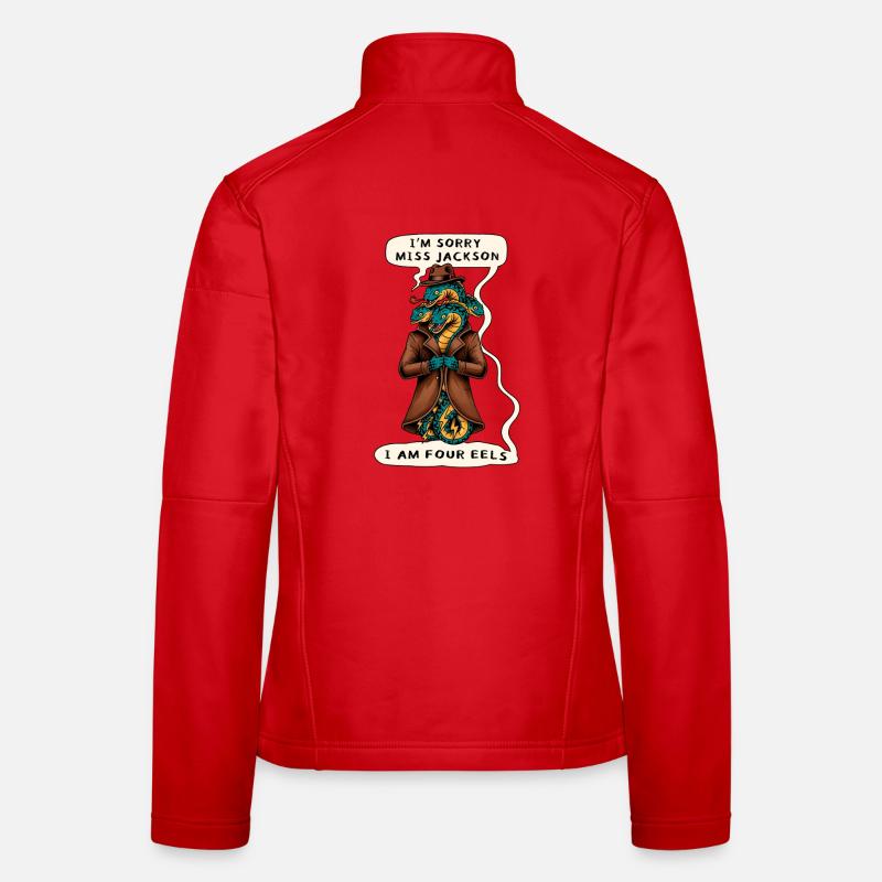 Sorry Ms Jackson... I AM FOUR EELS Parody Funny  Women's Softshell Jacket