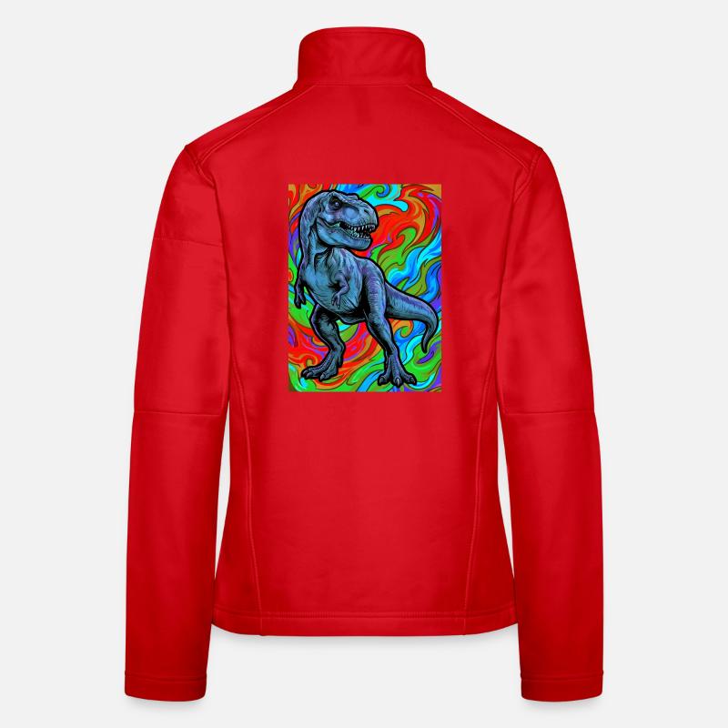 Dinosaurier Frauen Softshelljacke