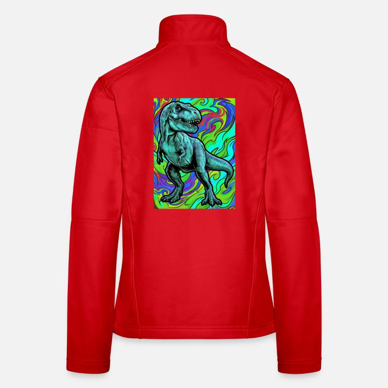 dinosaure Veste en tissu softshell Femme