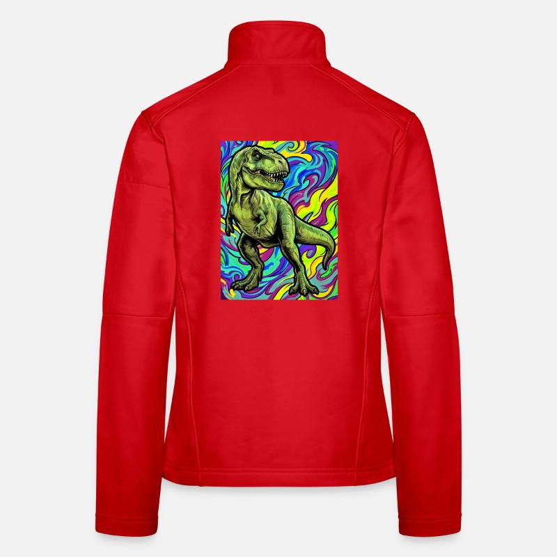 Dinosaurier Frauen Softshelljacke