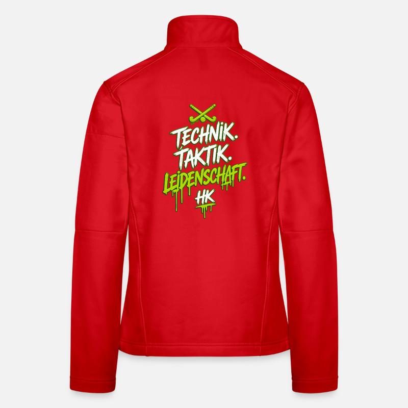 Technik. Taktik. Leidenschaft. Frauen Softshelljacke
