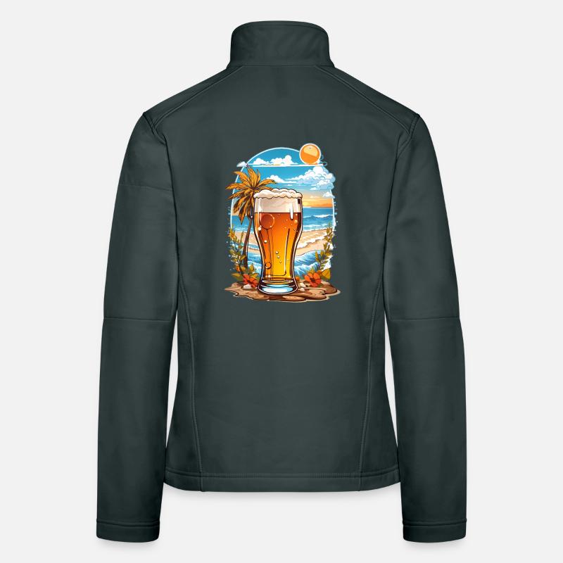 Beach Beer Women's Softshell Jacket