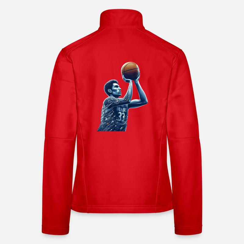 Basketball -Éclaboussure de Talent Veste en tissu softshell Femme