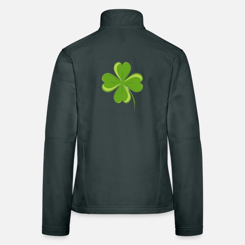 4-leaf clover. Women's Softshell Jacket