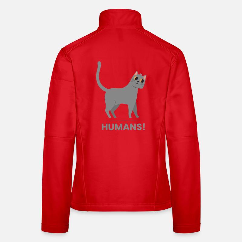 oh mon chat Veste en tissu softshell Femme