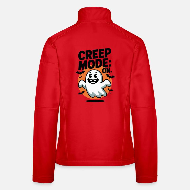 Kriechmodus: Ein Frauen Softshelljacke