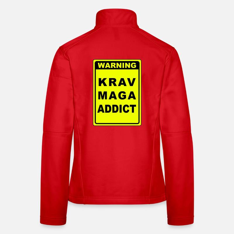 Avertissement Krav Maga Addict Veste en tissu softshell Femme
