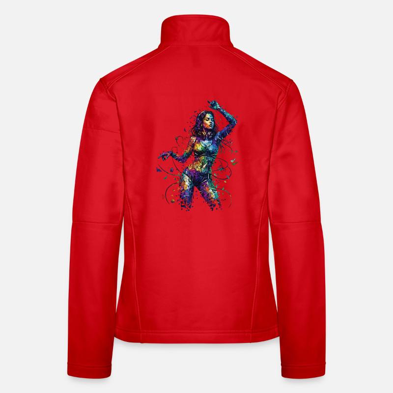 Vibe-Bewegung Frauen Softshelljacke