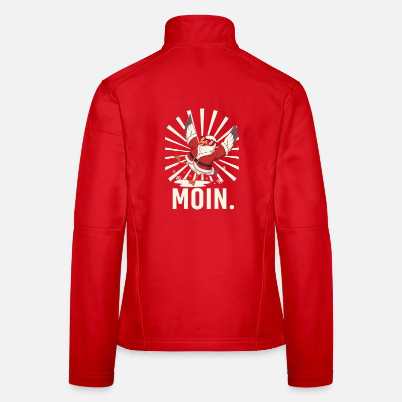 Weihnachtsmann-Möwe Santa-Kleidung Maritime Frauen Softshelljacke
