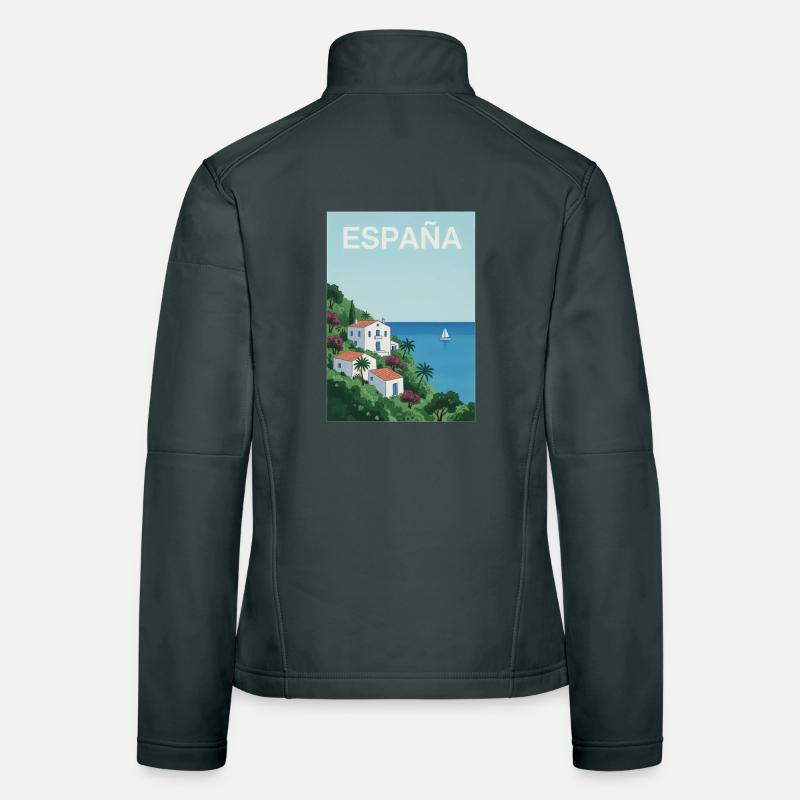 Spanish coastal idyll Women's Softshell Jacket