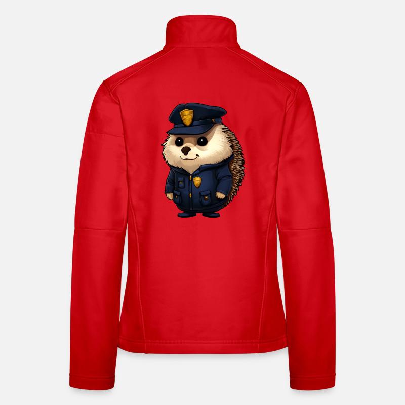 Igel Polizei Frauen Softshelljacke