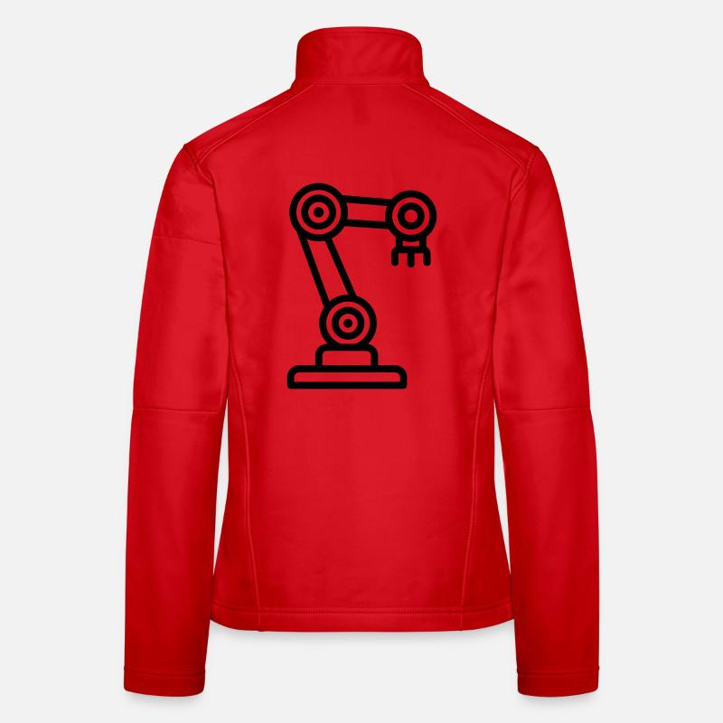 Roboterarm Frauen Softshelljacke
