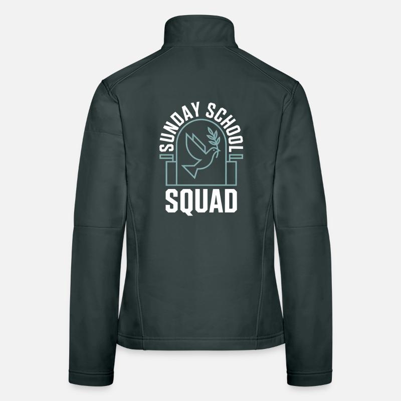 Sunday School Squad Women's Softshell Jacket