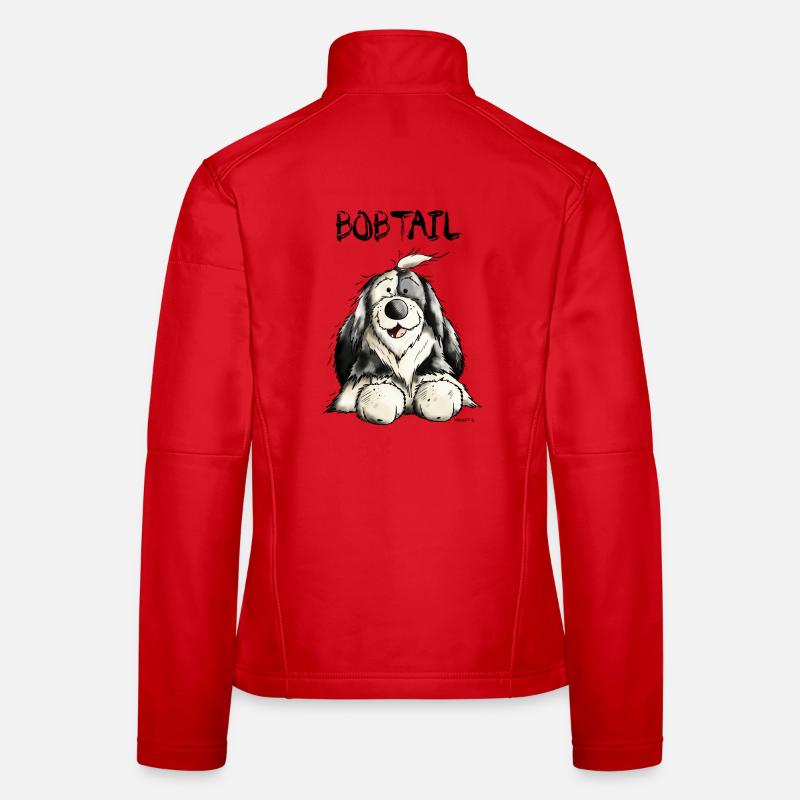 Knuffiger Bobtail Frauen Softshelljacke