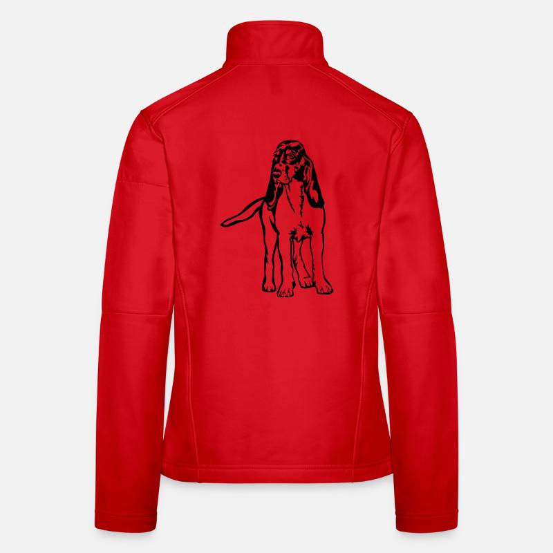 Chien de course bernois Veste en tissu softshell Femme