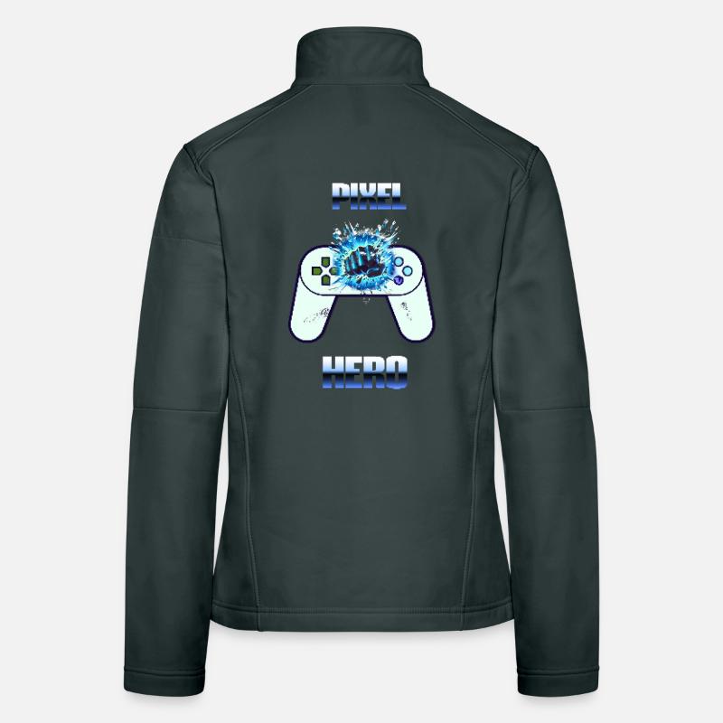 Pixel Hero - Retro Gaming Controller Frauen Softshelljacke