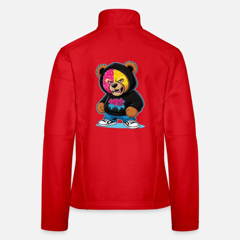 Grummelige Bär Frauen Softshelljacke