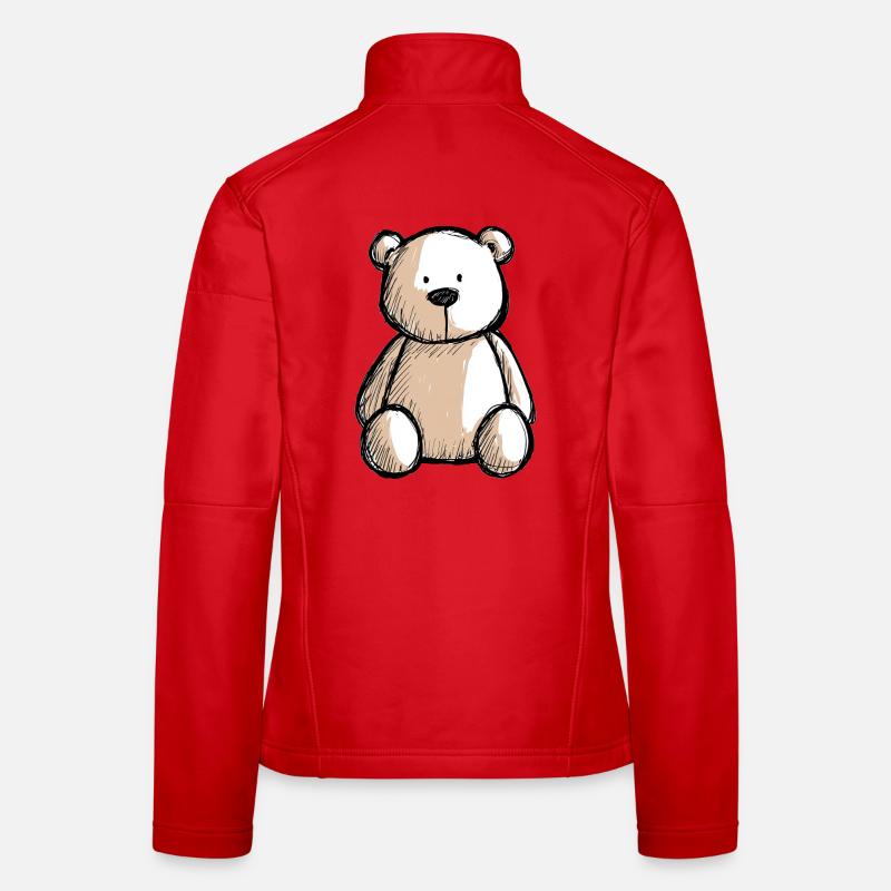 teddy bear, teddy bear, cute little teddy bear Women's Softshell Jacket