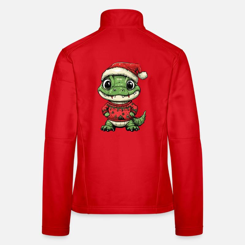 Noël de l’alligator Veste en tissu softshell Femme