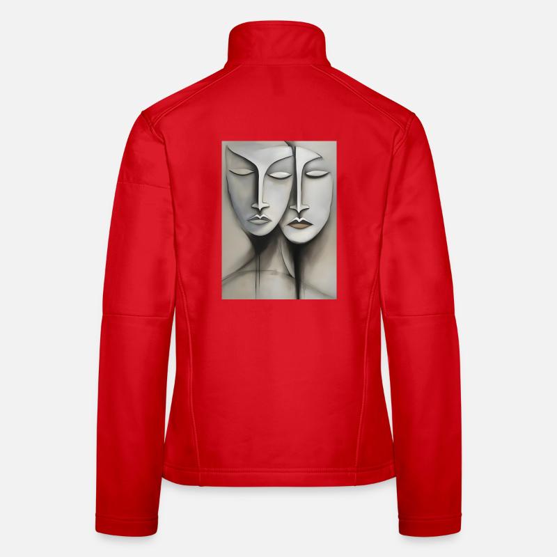 Faces, faces Women's Softshell Jacket