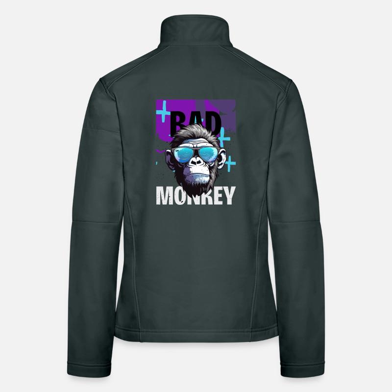 Bad Monkey Neon Sunglasses Women's Softshell Jacket