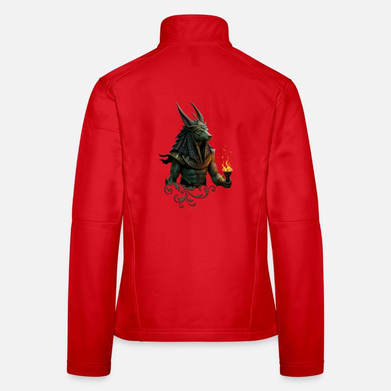 Dragon Egyptian Fire Priest Women's Softshell Jacket
