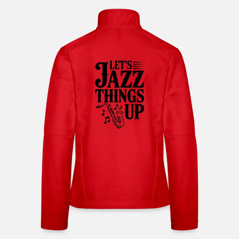 On va donner un peu de jazz Veste en tissu softshell Femme