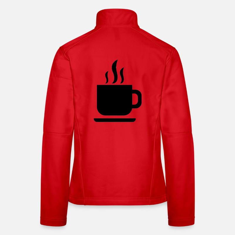 Kaffeetasse Frauen Softshelljacke