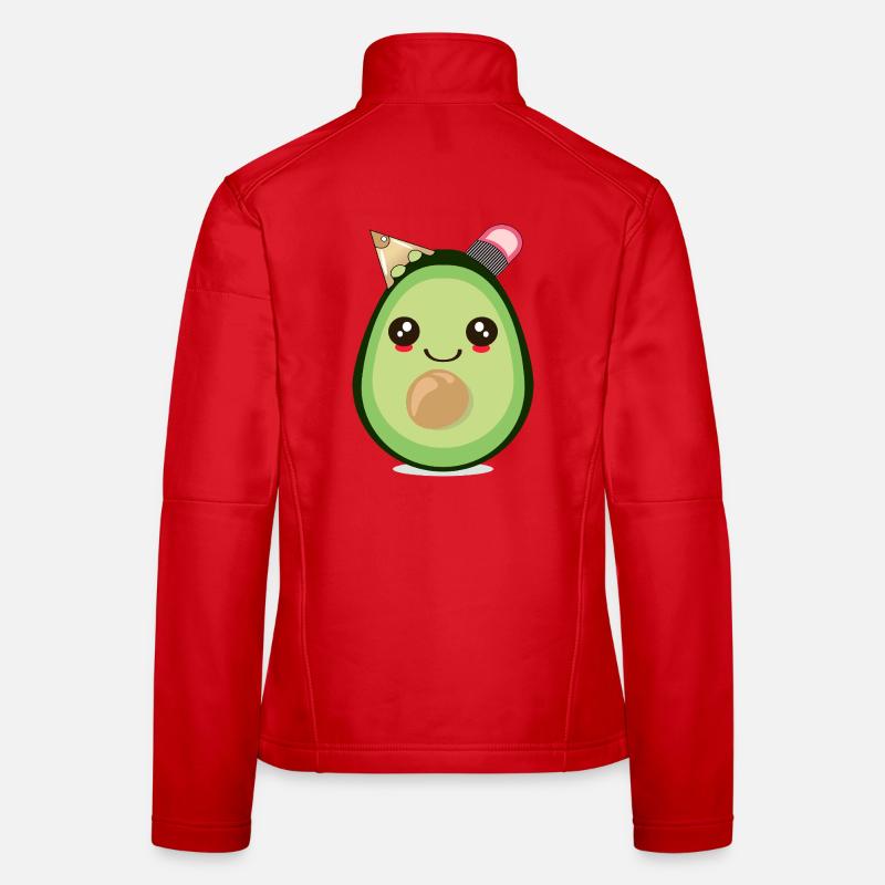 SCHULANFANG SCHULKIND AVOCADO Frauen Softshelljacke