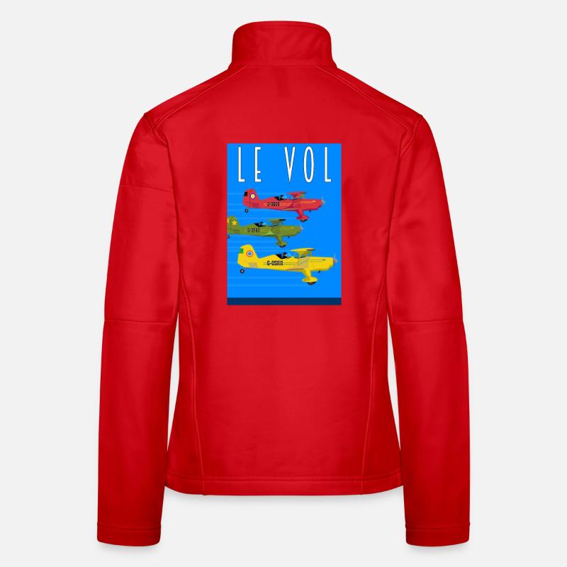 Le Vol - Frauen Softshelljacke - Rot