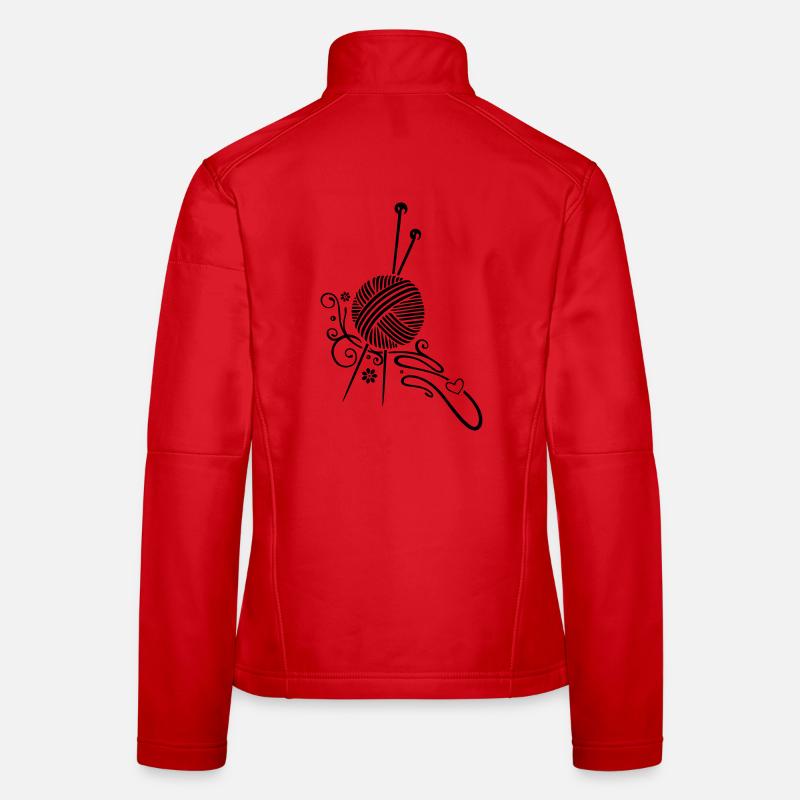 Stricken, Handarbeiten, Stricknadeln Wolle Frauen Softshelljacke