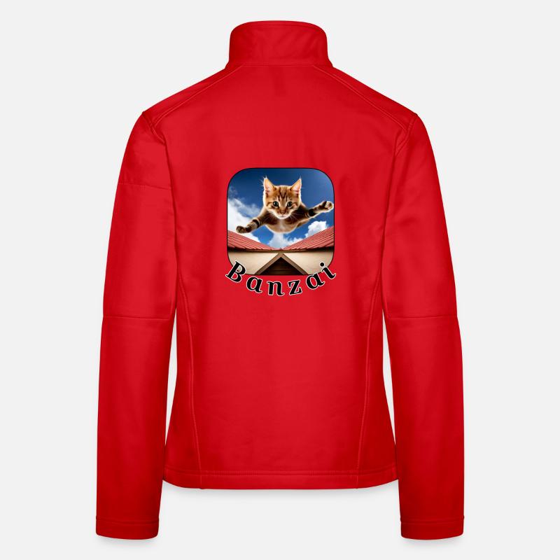Banzai katze 2 Frauen Softshelljacke