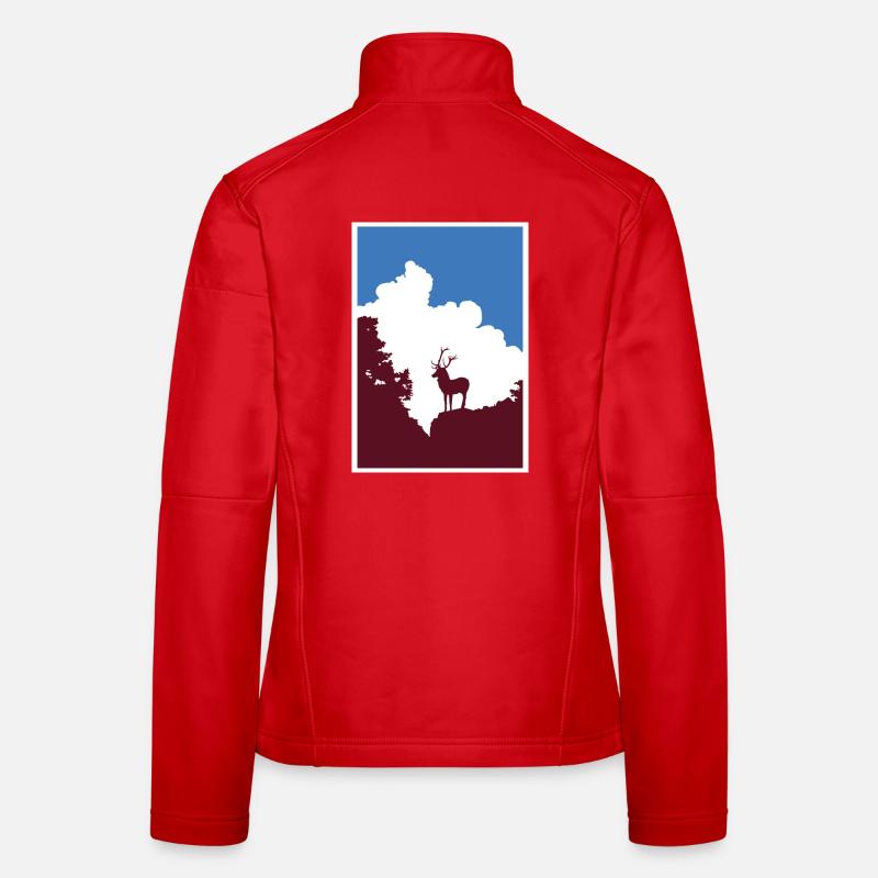 Hirschsprung crazy Frauen Softshelljacke