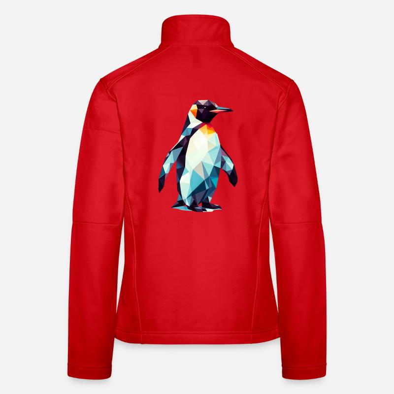 Pingouin polygonal Veste en tissu softshell Femme