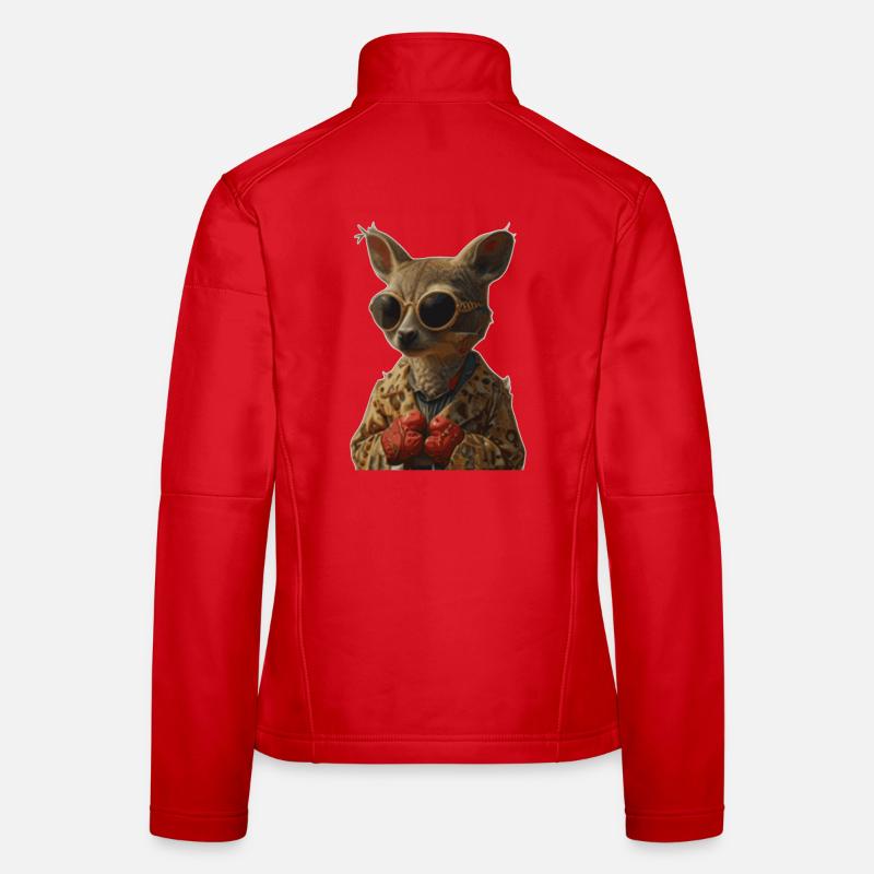 Kangaroo1 - Women's Softshell Jacket - red