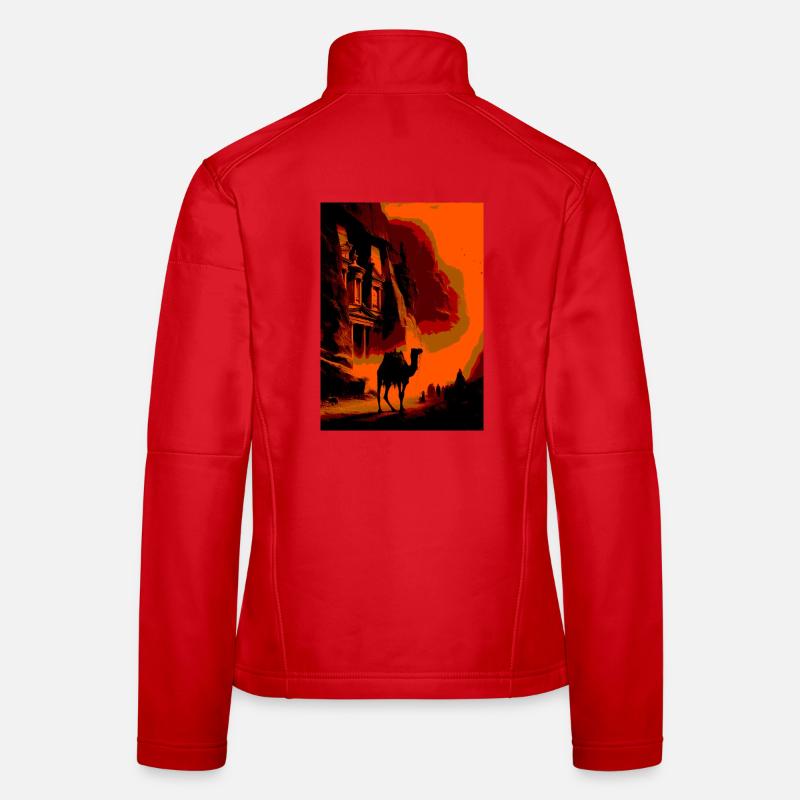 Petra Kamel - Frauen Softshelljacke - Rot