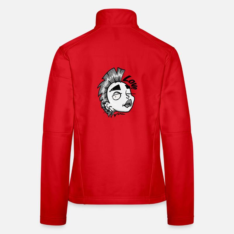 Liebe dich Frauen Softshelljacke