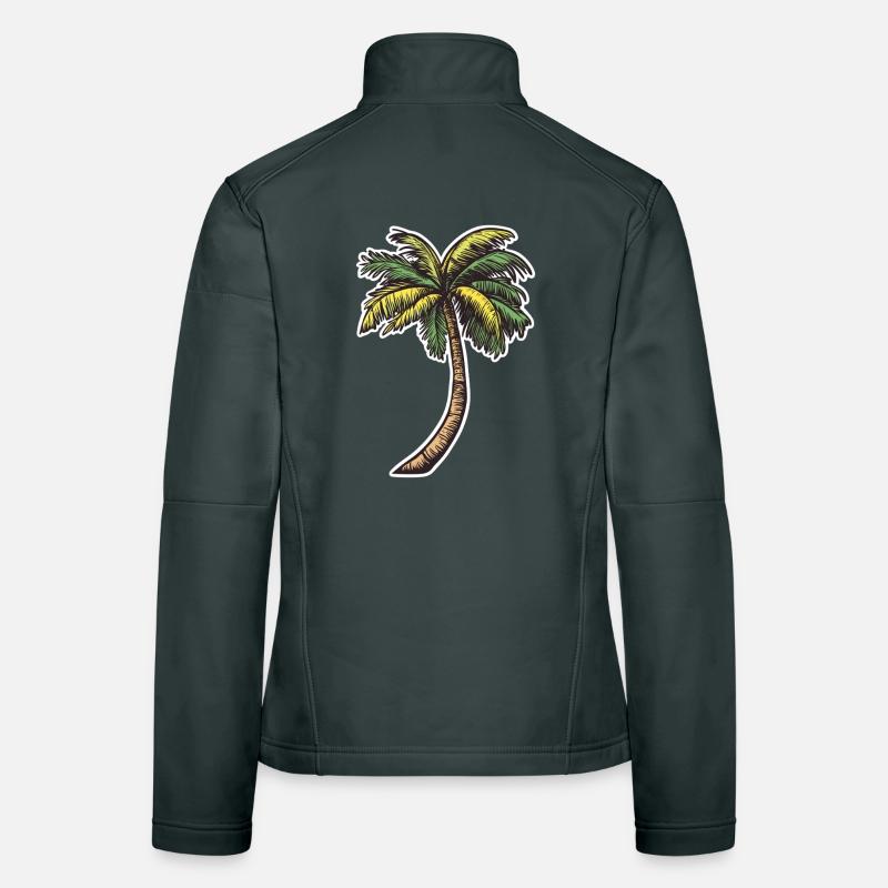 Palm tree Women's Softshell Jacket