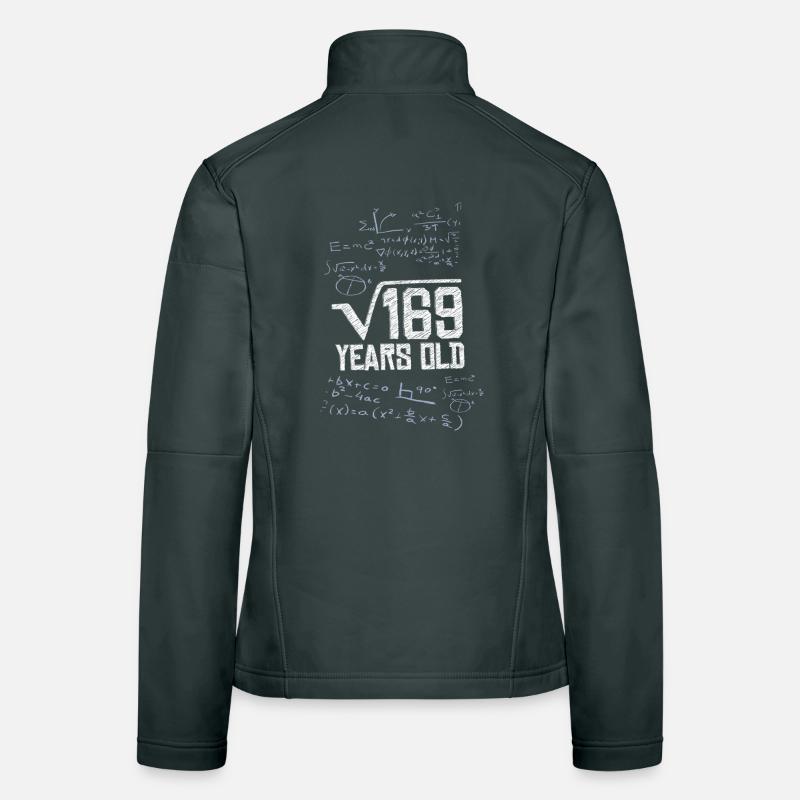 Square Root 169 13 Birthday Math Genius Women's Softshell Jacket