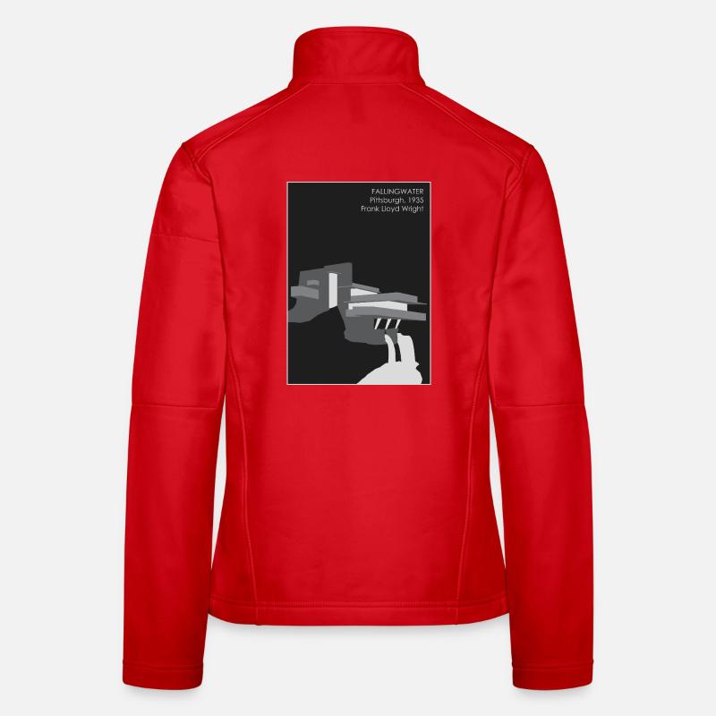 Modern architecture: Fallingwater Women's Softshell Jacket