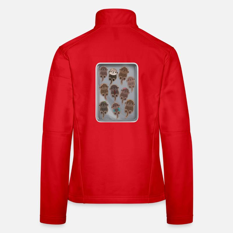 Conférences Tazz | Parade de plateaux de biscuits Otter Veste en tissu softshell Femme
