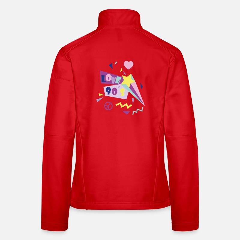 90er Frauen Softshelljacke