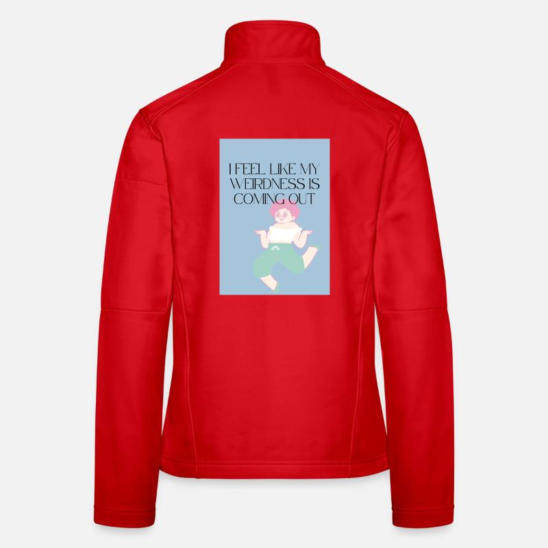Sensation étrange Veste en tissu softshell Femme