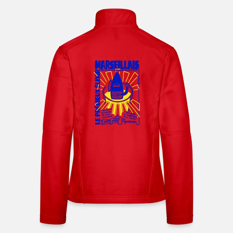 Apéritif Marseillais  Veste en tissu softshell Femme