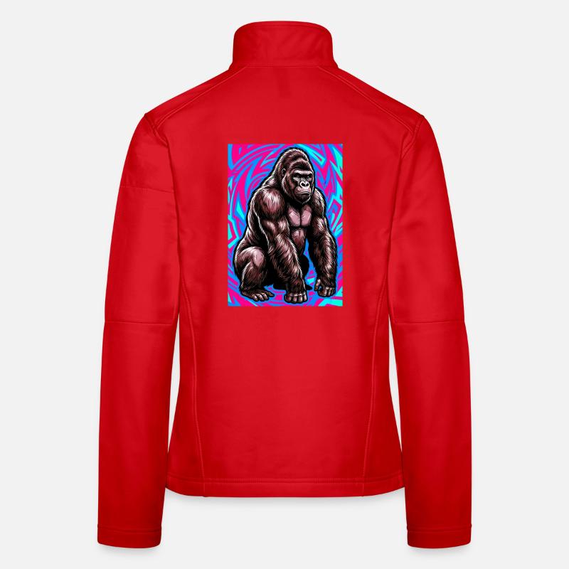 gorille Veste en tissu softshell Femme