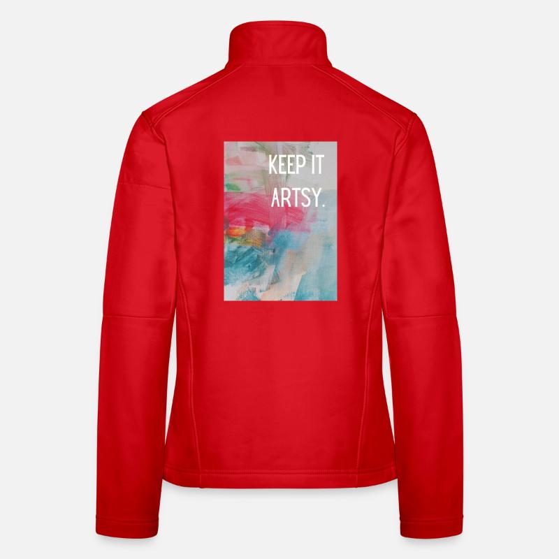 Keep it artsy. Women's Softshell Jacket