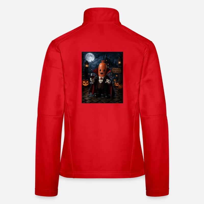 Vampir Würstchen 2 - Frauen Softshelljacke - Rot
