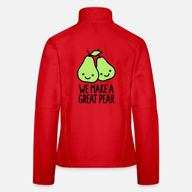 We make a great pear Women's Softshell Jacket