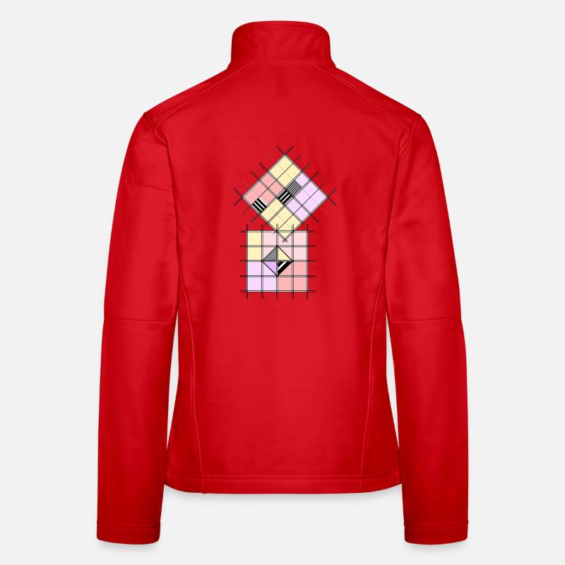 Geometric shape Women's Softshell Jacket